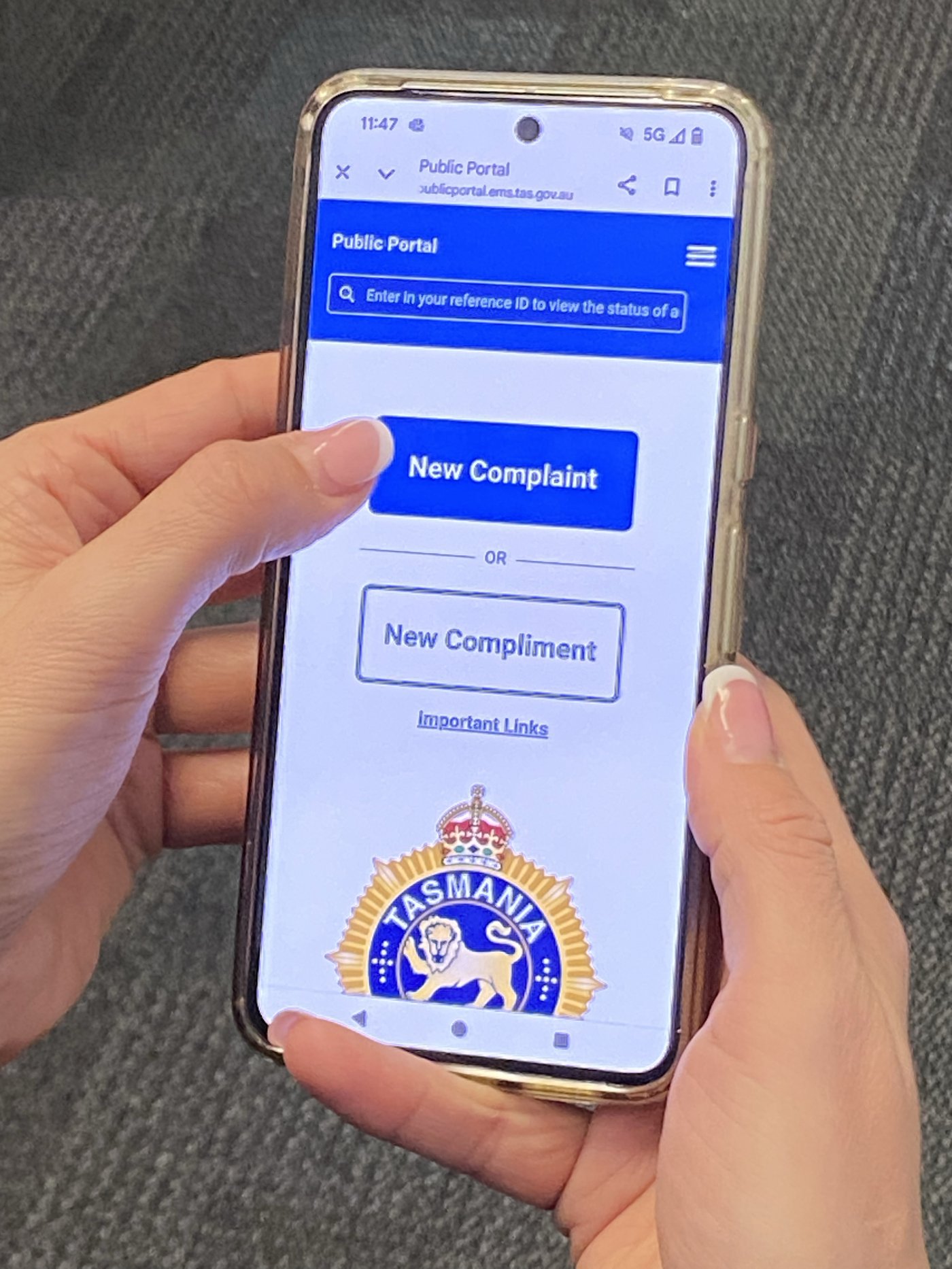 Image - Tas Pol Professional Standards public portal