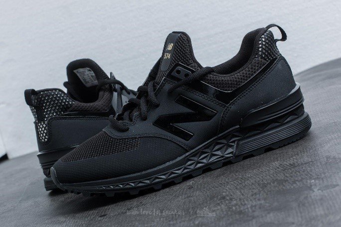 a pair of black shoes